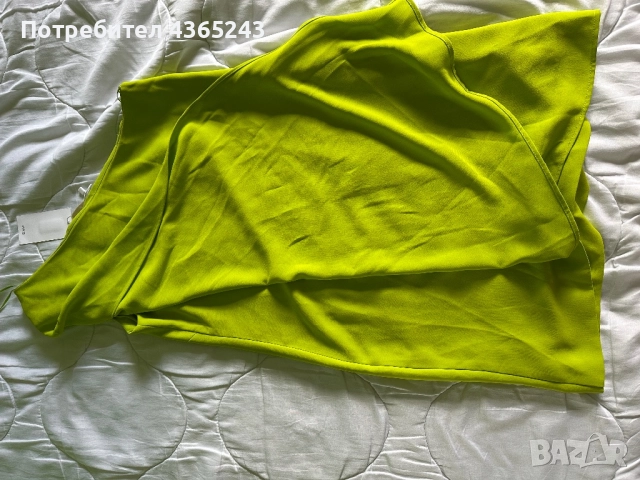 ЧИСТО НОВА! Официална Къса Рокля Mango Размер XS, снимка 6 - Рокли - 52610796