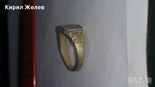 Стар пръстен уникат сачан - 67321, снимка 3 - Пръстени - 28988876