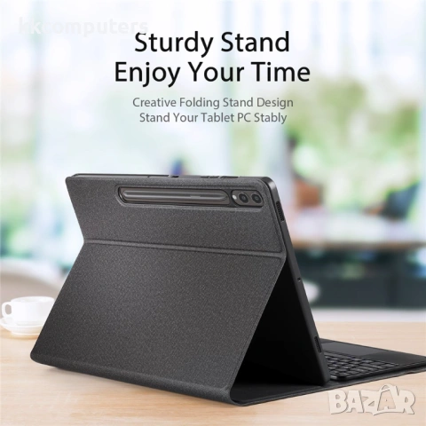 DUX DUCIS кожен калъф с Bluetooth клавиатура и тъчпад за Samsung Galaxy Tab S9+ / S9 FE+, снимка 7 - Калъфи, кейсове - 53139629