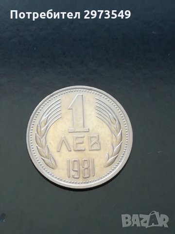 1 лев 1981 г. , снимка 1