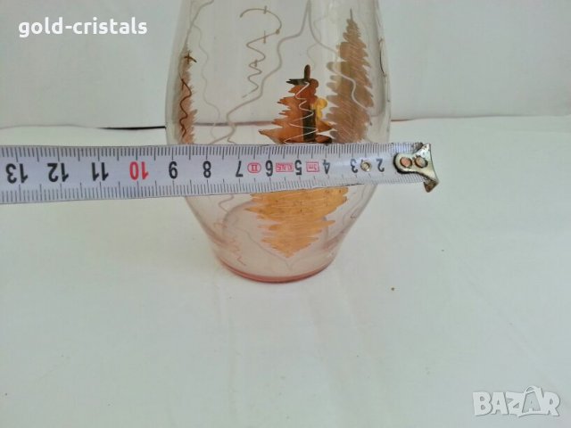 Стара стъклена гарафа, снимка 7 - Антикварни и старинни предмети - 26819849