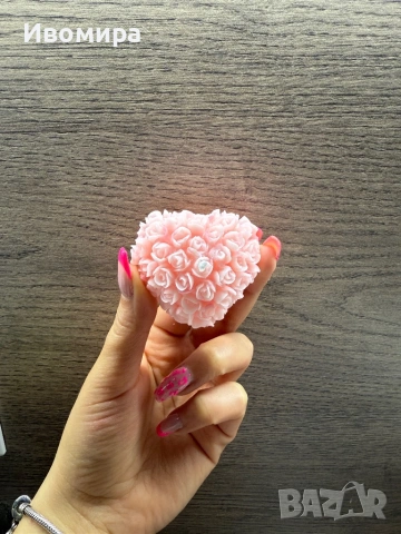 Ароматна свещ сърце