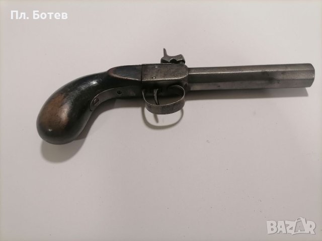 Голям капсулен пистолет , снимка 2 - Антикварни и старинни предмети - 40633031