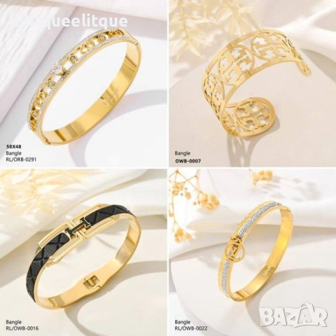 гривни от висококачествена стомана chanel hermes gucci, снимка 13 - Гривни - 52185539