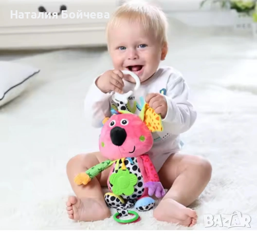 Мека, плюшена, бебешка играчка, снимка 3 - Плюшени играчки - 53382496