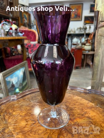 Красива стъклена ваза №4758 