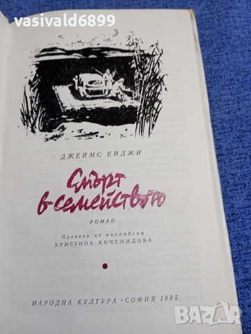 Джеймс Ейджи - Смърт в семейството , снимка 5 - Художествена литература - 52806594