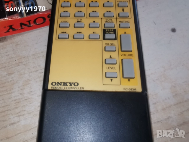 ONKYO RC-383M LEARN REMOTE CONTROL-ВНОС SWISS 1412251630, снимка 13 - Ресийвъри, усилватели, смесителни пултове - 52791628