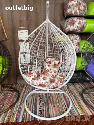 люлка- градинска люлка тип яйце, гнездо, висяща, снимка 12 - Градински мебели, декорация  - 52235455