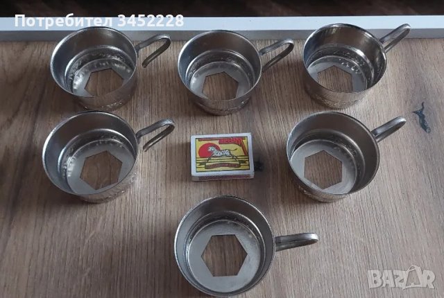 подстакани за ценители 6 броя отлични , снимка 6 - Чаши - 48425231