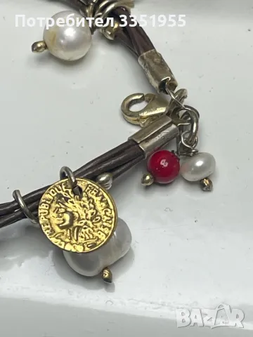 Сребърна Луксозна Гривна Италия, снимка 6 - Гривни - 49279298