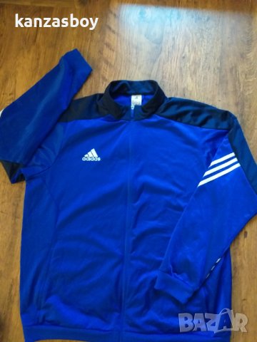 Adidas Sportswear - страхотно мъжко горнище 2ХЛ КАТО НОВО, снимка 5 - Спортни дрехи, екипи - 43120742