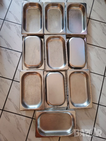 Гастронорми 10 броя 26 /16 /4 см. , снимка 2 - Хладилни витрини и фризери - 52167006