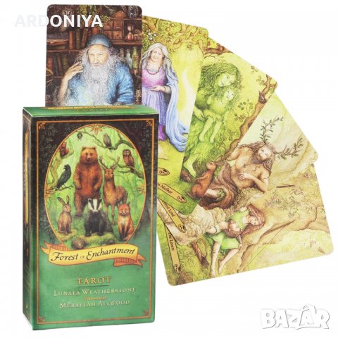 Forest of Enchantment Tarot - карти Таро , снимка 5 - Други игри - 37369993