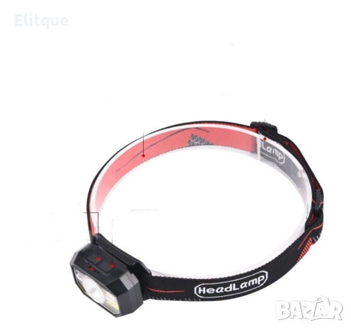 LED фенер за глава с 6 режима на работа, вградена батерия и USB зареждане - FL86, снимка 12 - Други - 52805691