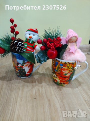Коледни чаши, снимка 6 - Коледни подаръци - 43253473