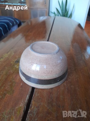 Стара керамична паница #11, снимка 4 - Антикварни и старинни предмети - 43898521