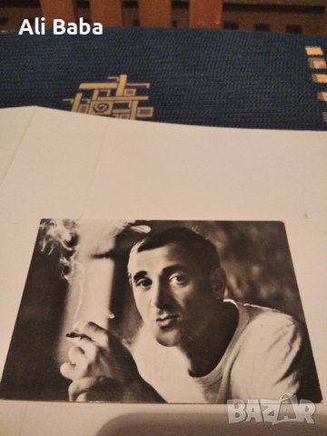 Картичка/снимка френския певец Шарл Азнавур, снимка 1 - Колекции - 40394408