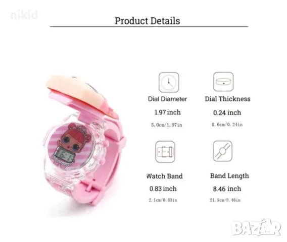 детски часовник с Кукла Кукли LOL L.O.L ЛОЛ Surprise музикален светещ и въртящ се капак, снимка 2 - Детски - 47908380