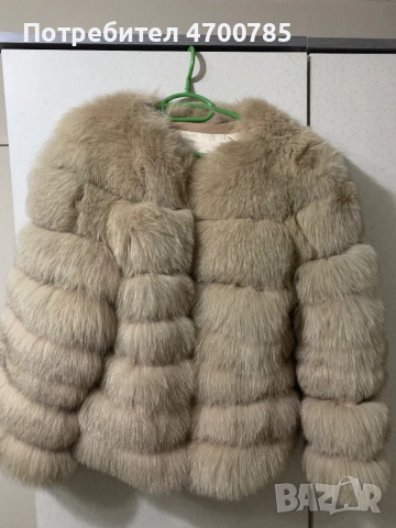 Кожух 3 в 1 , лисица, естествен косъм, снимка 2 - Палта, манта - 52998151