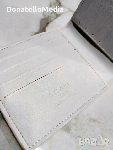 Луксозно портмоне Goyard – висок клас изработка, идеално за подарък, снимка 3 - Портфейли, портмонета - 53412929