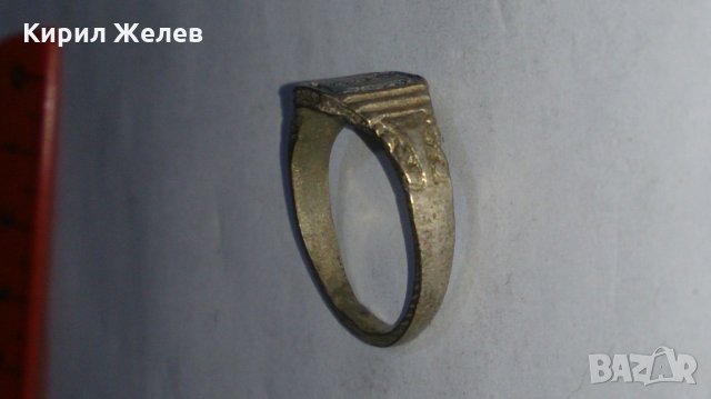 Старинен пръстен сачан - 59791, снимка 3 - Пръстени - 29005408