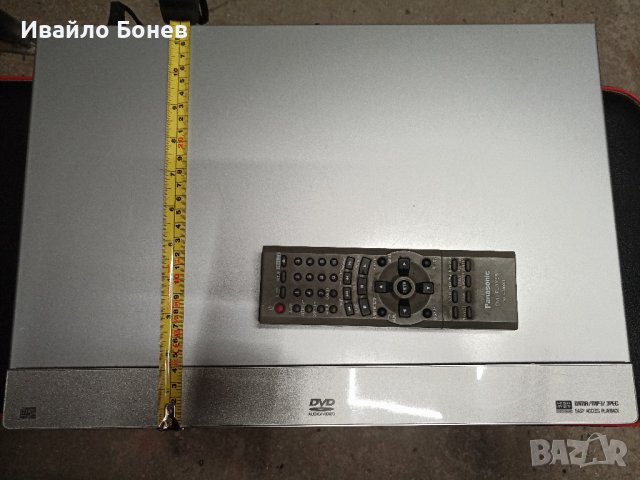  DVD Cd player Panasonic Dvd- s75, снимка 2 - Плейъри, домашно кино, прожектори - 39905590