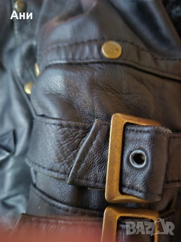 Дамско кожено яке, снимка 5 - Якета - 53503301
