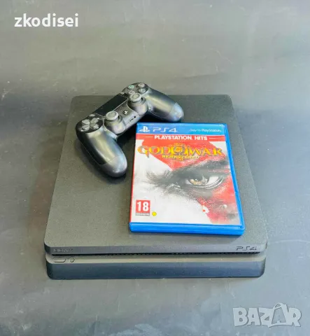 Sony Play Station 4 SLIM с 1бр. джойстик и 1бр. игра