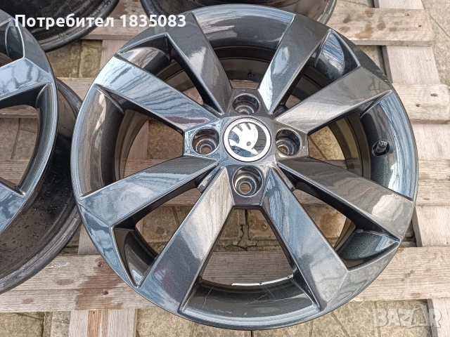 Лети джанти 15ки 4х100 Skoda, снимка 6 - Гуми и джанти - 52821902