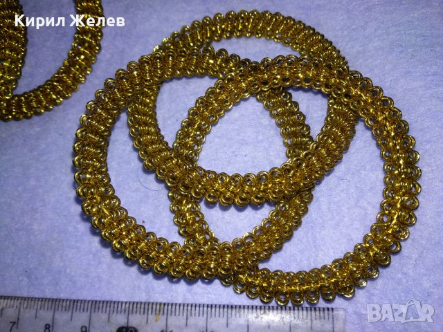 КРАСИВИ ДЕКОРАТИВНИ ЗЛАТИСТИ МЕТАЛНИ ГРИВНИЧКИ 26516, снимка 11 - Декорация за дома - 43589751