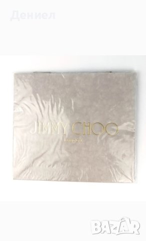NEW JIMMY CHOO LONDON MATTE LIGHT GRAY PAPER GIFT SHOPPING BAGS - Подаръчна торбичка 
, снимка 5 - Други - 42964088