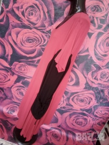 Червено-черна туника / рокля за едра дама 3ХЛ, снимка 3 - Рокли - 37422787