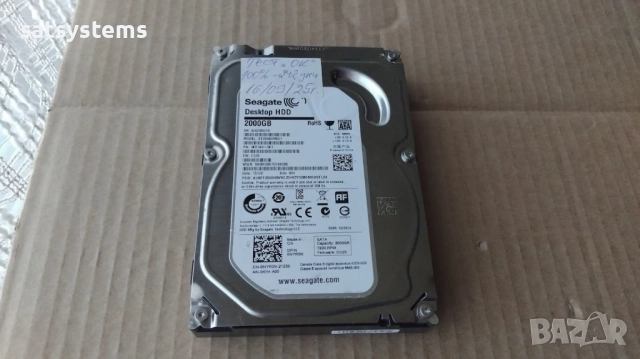 Хард диск Seagate Barracuda Desktop HDD ST2000DM001 2000GB SATA 6.0Gb/s