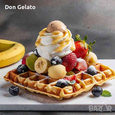 Суха смес за Белгийски гофрети Ванилия * (1000г / 1,5 L Вода), снимка 3 - Други - 37667874