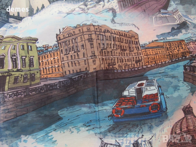 Красив шал от бамбукова коприна от Санкт Петербург, Русия, снимка 2 - Шалове - 52259868