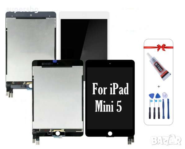 Дисплей за Apple iPad Mini 5 / A2124, A2126, A2133 / LCD +Тъч скрийн / Оригинал