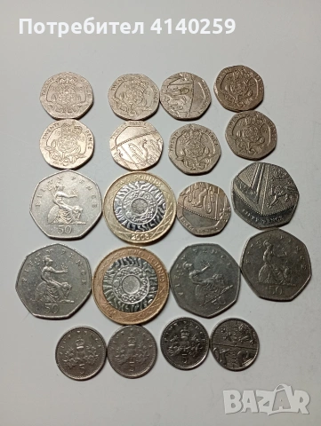 ВЕЛИКОБРИТАНИЯ МОНЕТИ ЛОТ 2 ПАУНДА 2006-2008 Г 