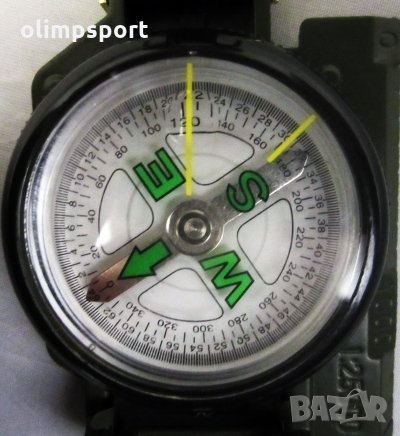 Компас с бусола с алуминиев корпус на блистер