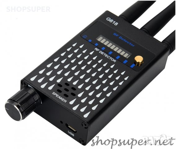 Детектор с 3 антени за камери и подслушватели, снимка 2 - Друга електроника - 33205732