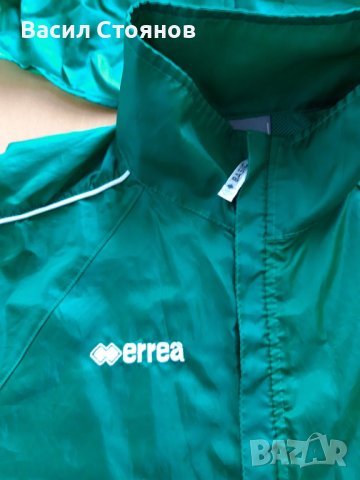 Ветровка Errea с качулка S, снимка 2 - Футбол - 40592047