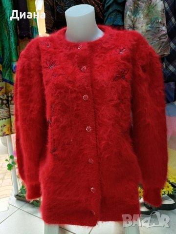 Дамски жилетки от естествени материи- кашмир,мерино,мохер,ангора,алпака, снимка 10 - Блузи с дълъг ръкав и пуловери - 43356586