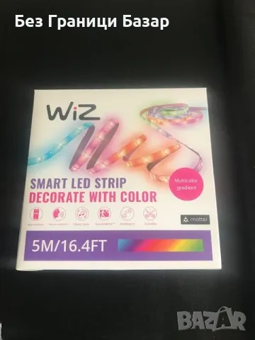 Нова RGBIC LED Лента 10 м – Wi-Fi, Alexa, Google Home, 16 млн. цвята, снимка 8 - Лед осветление - 47275465