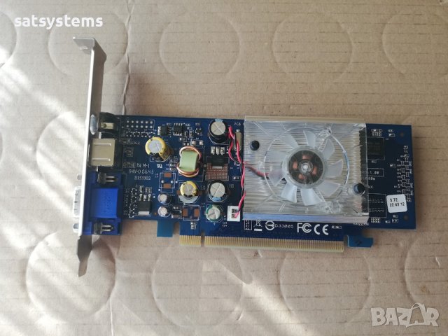 Видео карта NVidia GeForce HP Asus 7300 LE 256MB GDDR2 64bit PCI-E, снимка 1 - Видеокарти - 43167266