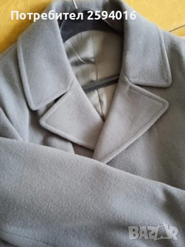 Продавам дълъг мъжки сив балтон - необличан