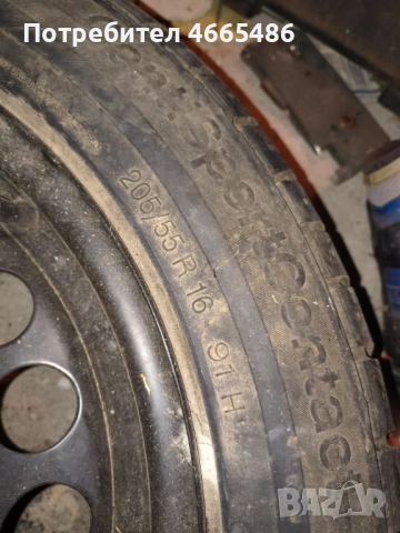 Мерцедес - Резервна гума от ц клас W203, снимка 4 - Части - 53086717