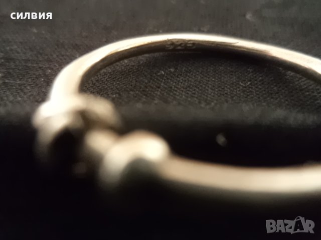 дамски сребърен пръстен, снимка 2 - Пръстени - 40445262