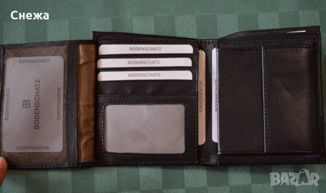 Bodenschatz Catania 8-286 СА вертикален портфейл до 14 карти, снимка 5 - Портфейли, портмонета - 32743162