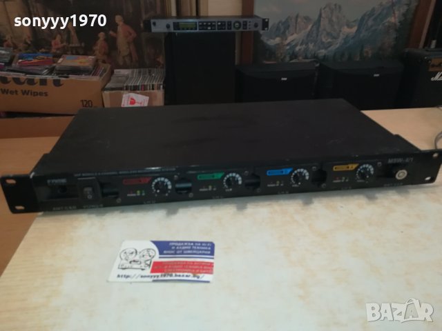 FAME MSW-4/1 UHF MODULE 4-CHANELL WIRELESS MICROPHONE SYSTEM-ВНОС GERMANY LK1EWC1211231032, снимка 12 - Ресийвъри, усилватели, смесителни пултове - 42956546