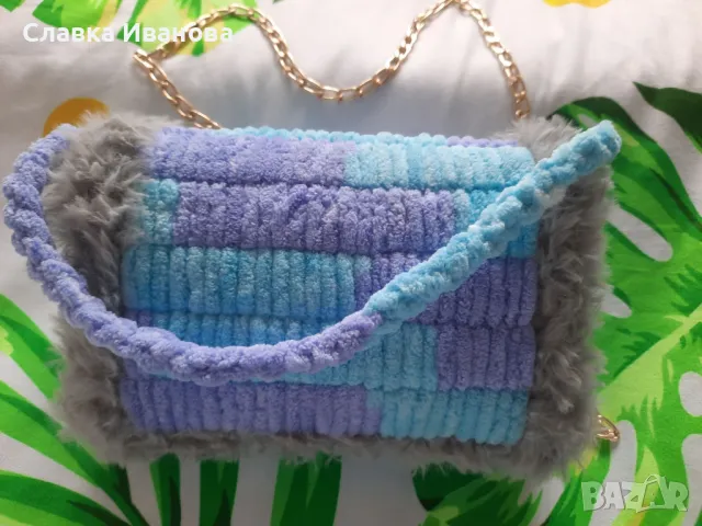 Плетена Дамска чанта, снимка 5 - Чанти - 47730666